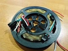 PCB Pixel-Strip WS2812 Smart Led IP65/IP67 Black/white Leds/m DC IC 4m/5m