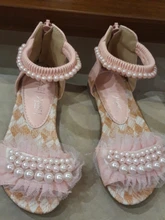Zapatos de princesa para niñas, sandalias de moda para chicas, zapatos de diseño único, color morado, rosa y blanco, novedad de verano