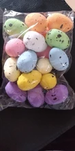 Kids Gift Craft Bird-Pigeon-Eggs Easter-Decoration Favor Painted Happy 3cm-Foam DIY Party