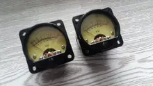 2pcs 45mm Big VU Meter Stereo Amplifier Board level Indicator Adjustable With Driver