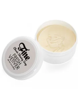 

Fine Accoutrements Fresh Vetiver Shaving Soap Plastic Bowl 100g