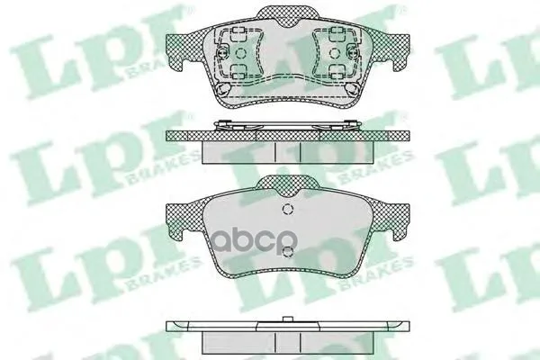 Колодки Тормозные Nissan Primera(P12) 02-/Renault Laguna 01- Задние Lpr 05p1189 Lpr арт. 05P1189