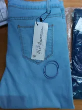 Pantalones vaqueros elásticos de cintura alta para mujer, pitillos hasta el tobillo, ajustados, con realce, color negro y azul, 2020