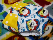 [Simfamily]-Conjunto de pañales para bebé, pañal de tela lavable reutilizable, cubierta ajustable ecológica, 3-15kg