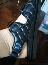 Sandalias de plataforma de cuero genuino para mujer, zapatos de diseñador de lujo a la moda, Sandalias planas, tacones gruesos, tendencia