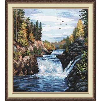 

560 set for embroidery 'oven' 'Waterfalls Kivach ', 29x35 cm