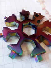 LLavero de copo de nieve 18 en 1, llave hexagonal multifunción para caminar al aire libre, de bolsillo, herramientas de mano de supervivencia para campamento