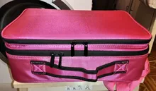 Bolsa de cosméticos de gran capacidad para mujer, estuche de maquillaje de viaje profesional, superventas, nueva actualización