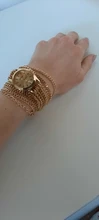 Venta caliente relojes de pulsera de las mujeres Cadena de aleación a la moda oro señoras reloj de cuarzo Casual Relogio femenino Ceasuri mujeres Bvlgari