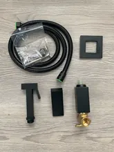 Bidet Faucet Tap-Washer Mixer Shower-Sprayer Brass Hot-Water Square Cold Crane Uythner