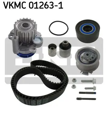 Р-кт ремня ГРМ с помпой VW Passat/Tiguan/Golf VI 2.0TDi 05, Audi A4 2.0TDi 08 SKF VKMC01263-1