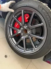 18 / 19 pulgadas pinza de freno Cubierta Espesor modificación, decoración 4 Uds Tesla modelo 3 2019, 2020 de 2021 accesorios de coche