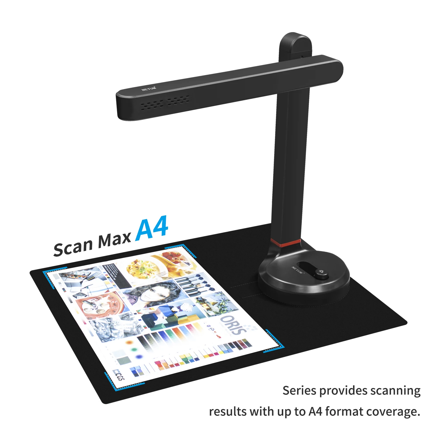 NETUM Book Scanner T101 Autofocus Document Scanner Max A4 A3 Size with Smart OCR Led Table Desk Lamp for Family Home Office 1