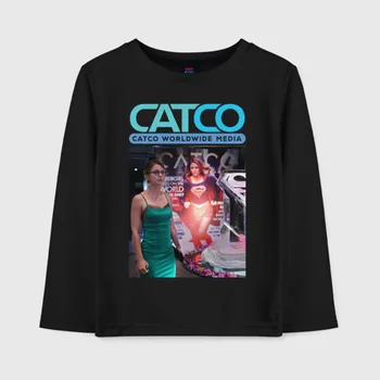 

Children's longsleeve cotton Supergirl-CATCo