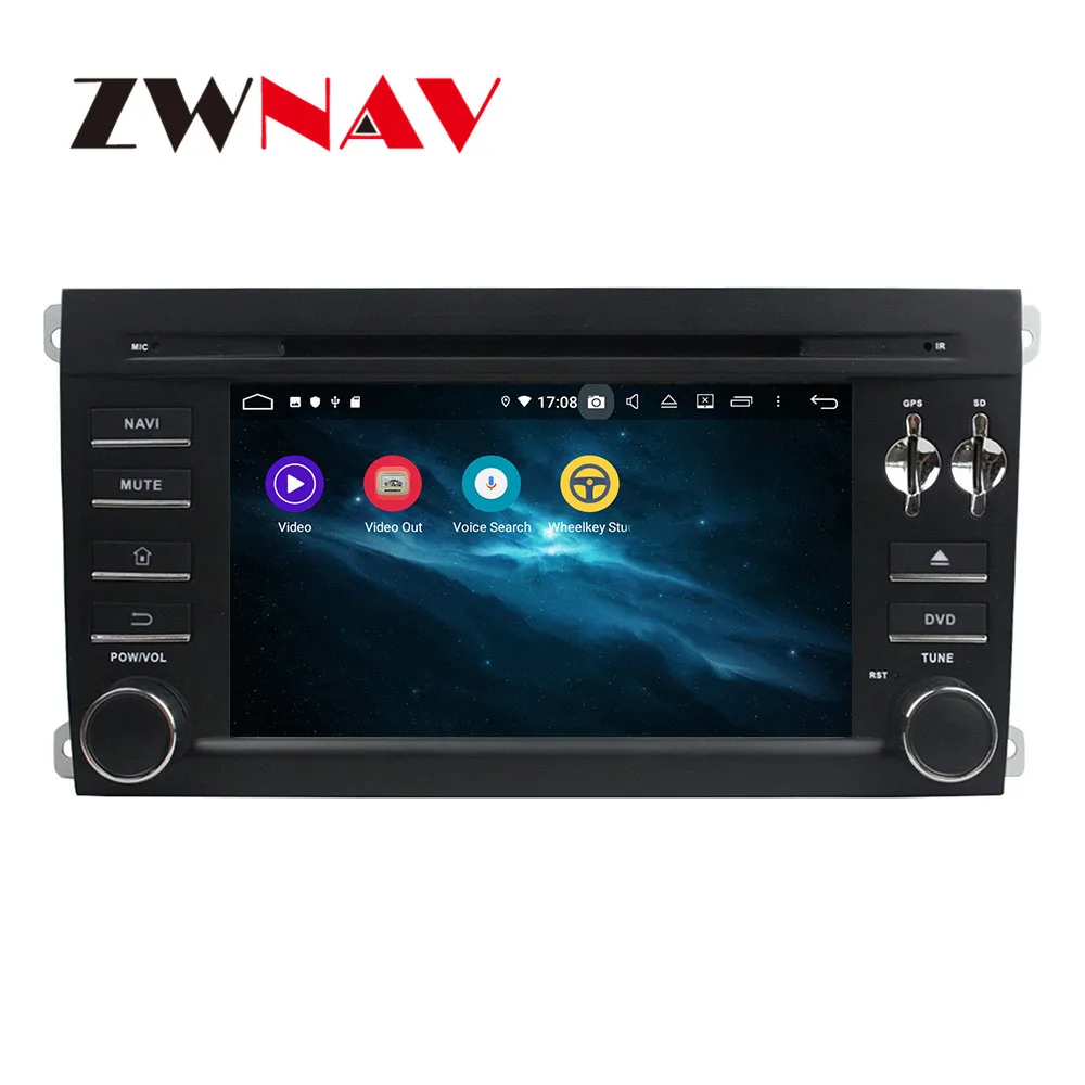 Top Android 9 4+64G DSP IPS Car DVD Player GPS Navigation For PORSCHE Cayenne 2006-2010 Head Unit Multimedia Player Tape Recorder 1