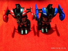 Coche de juguete transformable 2 en 1 para niños, Robot transformable de transformación, juguete para regalo