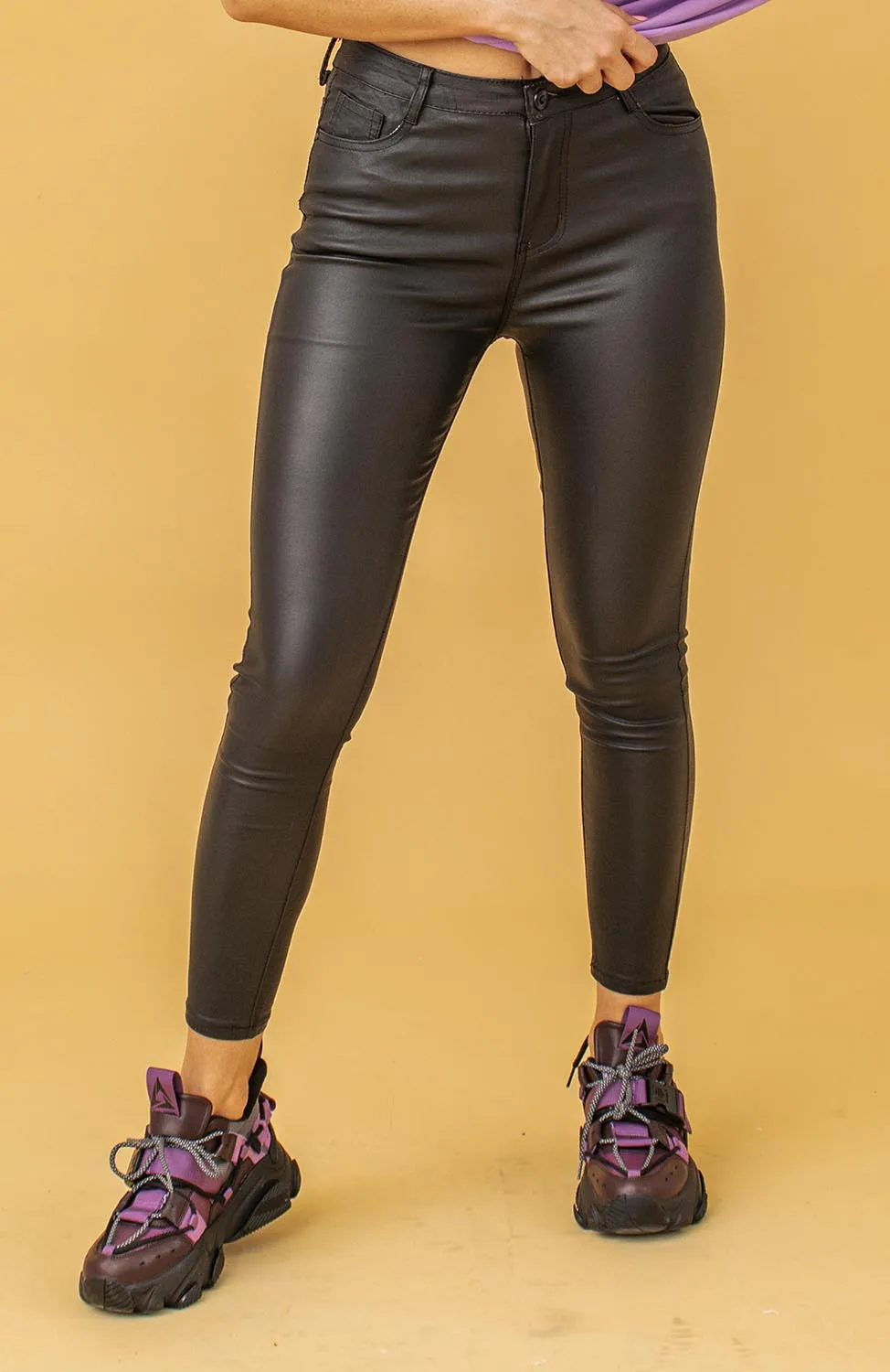 Кожаные Джинсы Женские Купить