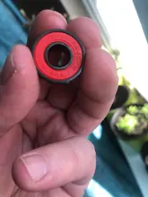 Wheel-Bearing Skateboard Inline-Roller 608 2rs ABEC9 Sealed-8x22x7-Mm-Shaft Red 16pcs