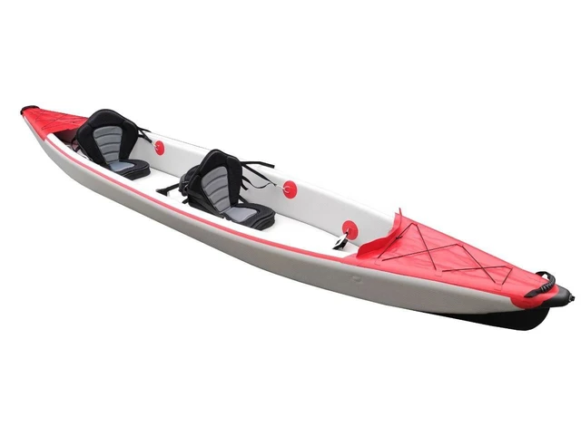 Kayak Inflatable Double 15.5 ', Red/gray Kayak1001, Automobiles