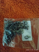 Ganchos de cierre de langosta para fabricación de joyas, collar, pulsera, cadena, suministros DIY, accesorios, 50 unids/lote