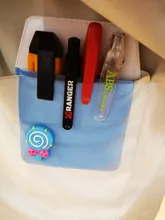 Enfermera estuche de bolígrafo lindo frutas de dibujos animados animales PVC bolsillo fuga-tinta a prueba de sostenedor de la pluma para médico enfermeros manga protectora