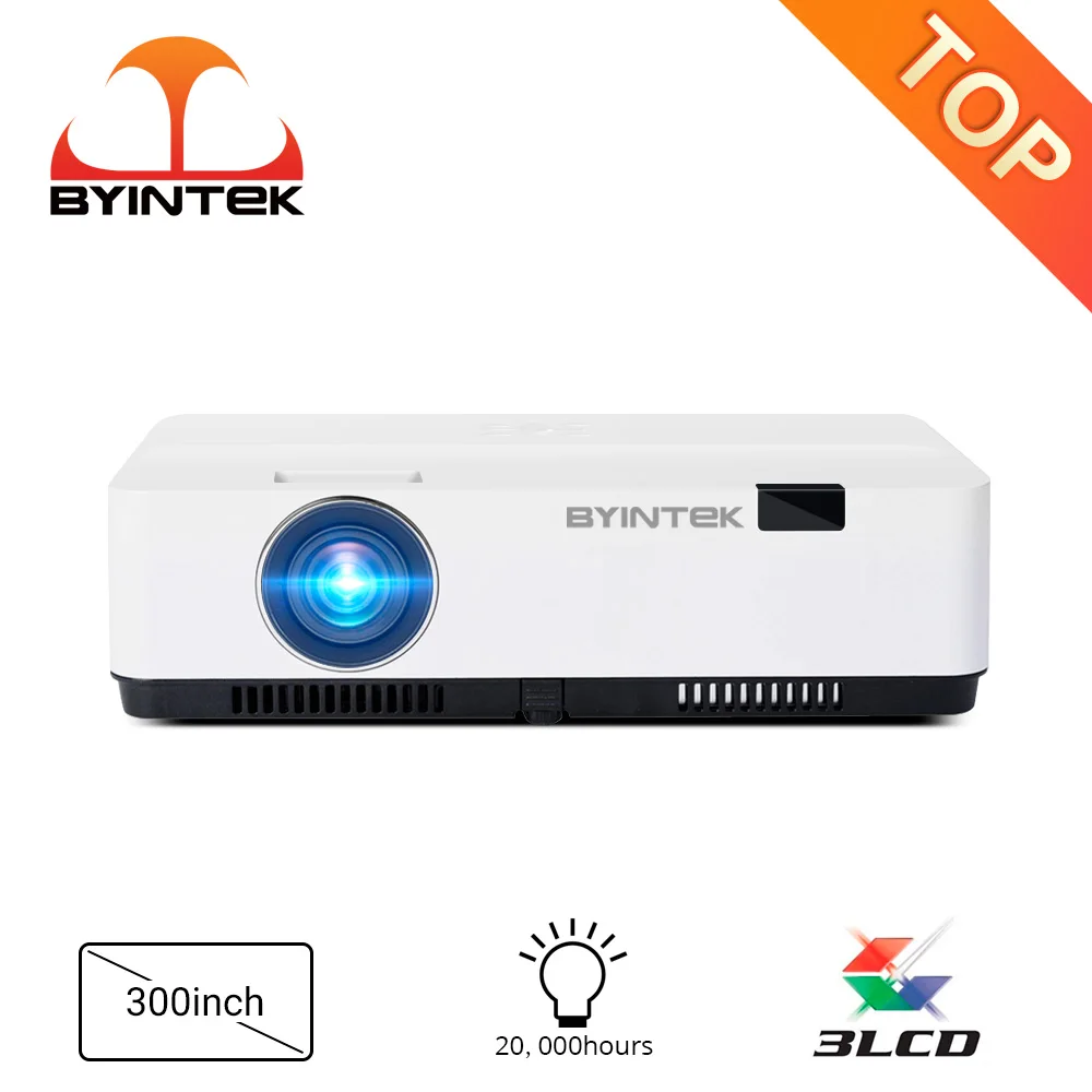 BYINTEK K400 Япония 3LCD 3300ANSI Full HD 1080P видео светодиодный проектор высокой яркости для 300