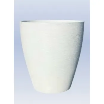 

Planter round Andaman 55x60cm. Concrete lightened lifelike white color