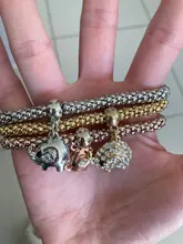 ZOSHI 3 unids/set búho de cristal pulseras de amuleto de corazón y brazaletes de aleación de oro elefante ancla colgantes pulseras de diamantes de imitación para las mujeres