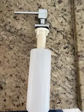 Kitchen Soap Dispensers Built-In-Counter Deck-Mounted for 2306 Pump-Chrome Square Finished