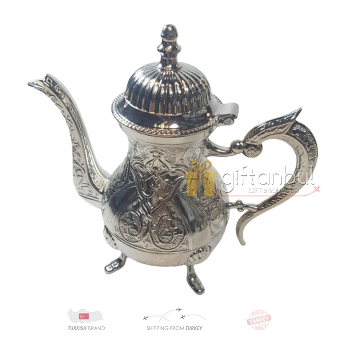High Zinc Casting Tea Coffee Pot Gold Color Silver Turkish Teapots Arabic Tea Pot Tea Set Traditional Teapots Aliexpress