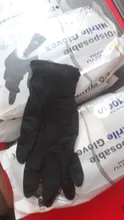 Guantes de nitrilo negro 100 unids/lote comida grado impermeable alergia libre desechable seguridad sintético guantes de nitrilo
