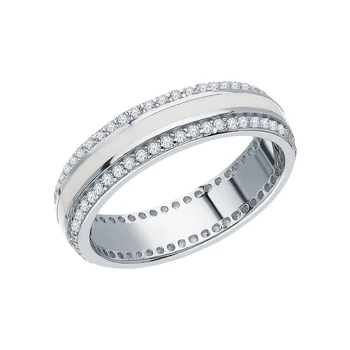 

Silver ring with cubic zirconia sunlight sample 925