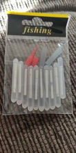 10 unids/bolsa 4,5*40mm luciérnagas para pesca flotador luz fluorescente luces de barra flotante de noche barra que brilla en la oscuridad