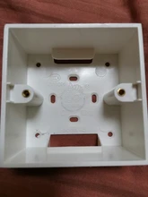 Junction-Box Socket Switch Outfit External Baking 86-Type Flame-Retardant Black Pvc/abs