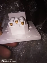 Coswall-Enchufe de pared con puerto USB, toma de corriente de 16A tipo europeo dual, para carga de 5V y 2.1A, con indicador LED, panel gris, negro, blanco o dorado