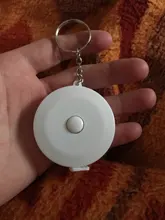 Regla de medición de peces retráctil impermeable, cinta suave, cinta de bolsillo, portátil, fácil de llevar, accesorios de Pesca, Blanca