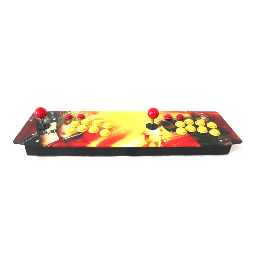 KOF RAC-T300 Raspberry Pi 3 Model B два игрока Ретро аркадная игровая консоль художественная панель металлический чехол 64G - Комплект: KOF