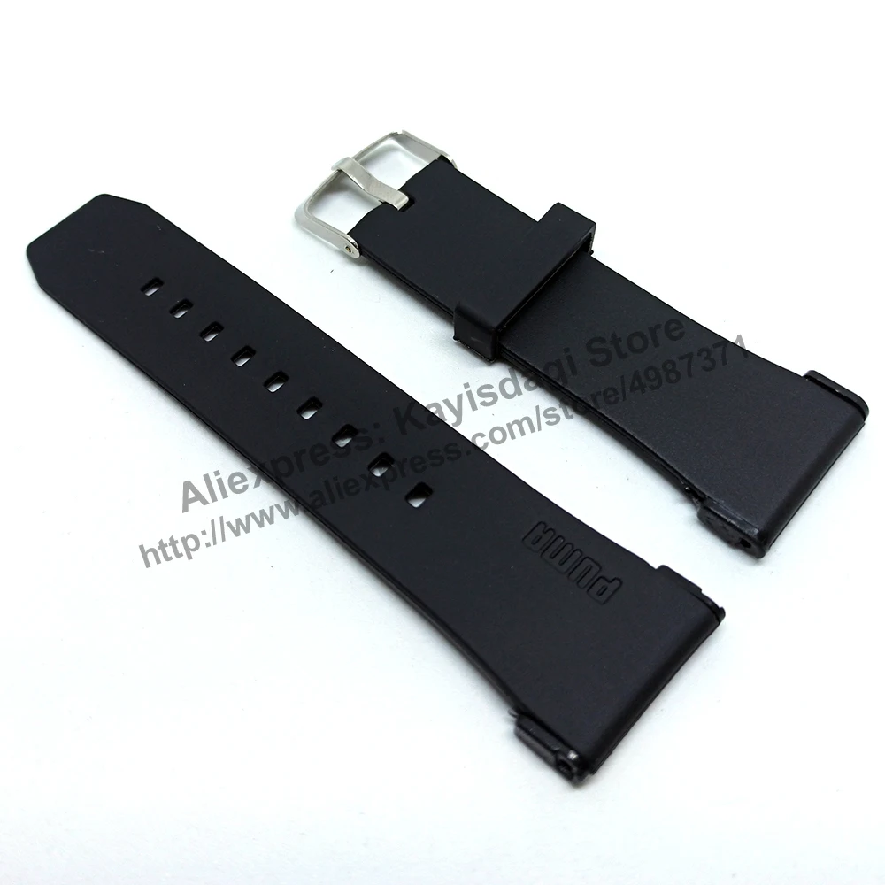 Correa de goma negra para accesorio Compatible con Puma Ultrasize PU103911012 PU103911007 PU103461015 PU103461016 PU103461017, 28mm _ AliExpress Mobile