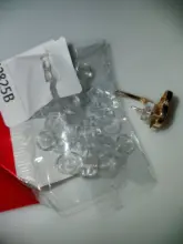 50 piezas Clip de oreja Anti-dolor almohadilla suave transparente de silicona Anti-dolor Pad para pendientes accesorios de la joyería DIY conclusiones