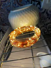 Fairy-String-Lights Garland Copper-Wire-Lamp Remote-Control Party-Decoration Christmas