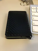 Card Wallet Short-Card-Holder Carbon-Fiber Rfid Blocking Bisi Goro Slim Aluminum Fashion