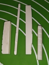 Acoustic-Guitar Saddle-And-Nut Bone-Bridge 6-String Real-Bone of 4pcs Made New 2sets