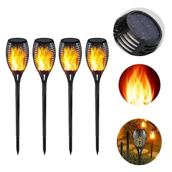 

33/51LED Waterproof Flickering Flame Solar Torch Light Garden Lamp Outdoor Landscape Decoration Garden Lawn Light