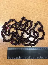 Red Garnet Bracelet Jewelry 5-6mm-Stone-Beads Necklace Irregular-Chip-Bead Pomegranate