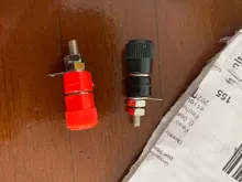 Nut Jack-Connector Banana-Socket Binding-Post Nickel-Plated Black 10pcs for 4mm Red Professional