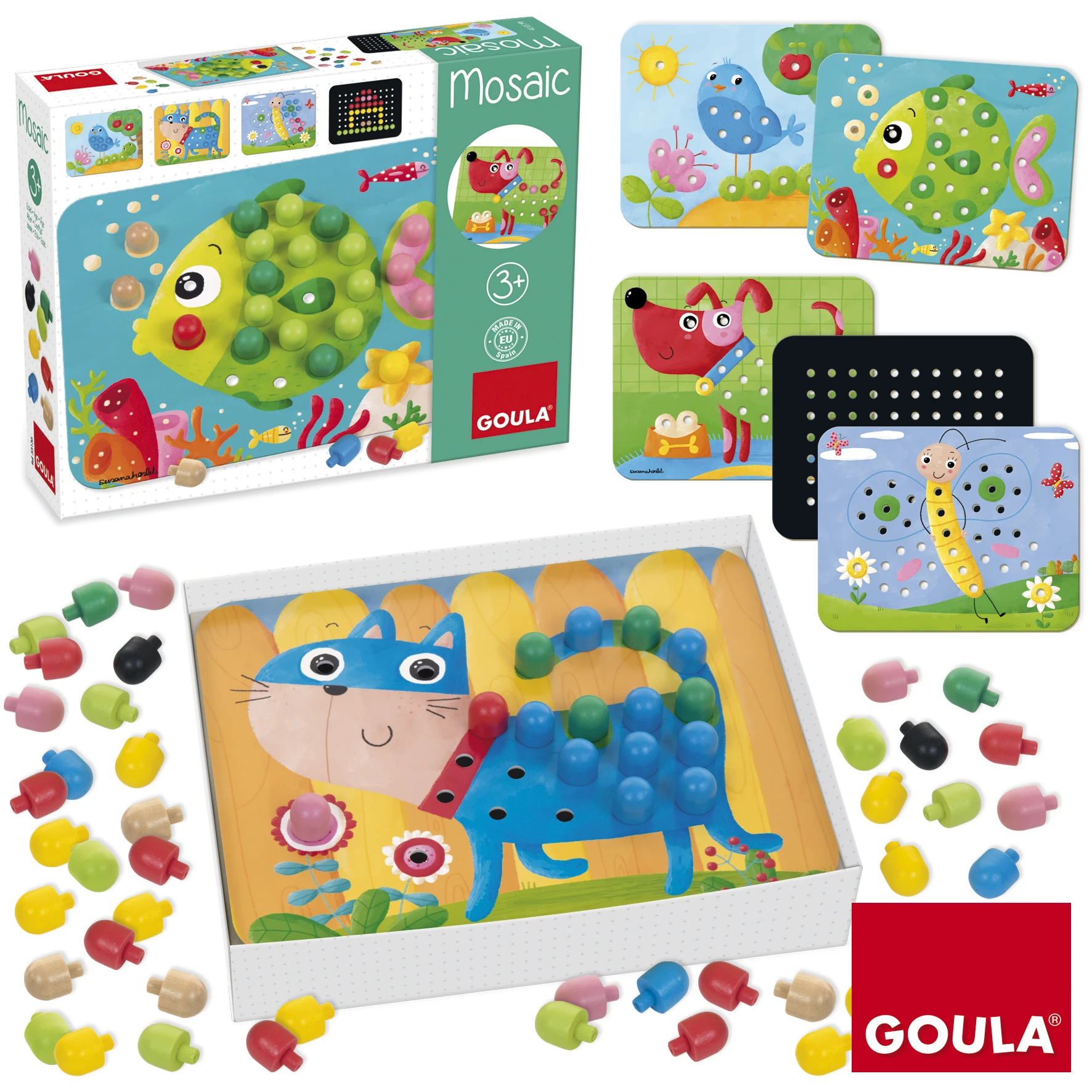 Ooit hek enz Goula Puzzle Mosaic For Children Mamamarket_store - Basic & Life Skills Toys  - AliExpress
