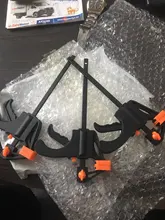 Clip de liberación rápida de trinquete de 4 pulgadas, barra de trabajo de madera, esparcidor, herramientas de mano, 1 ud.