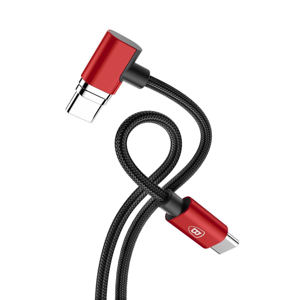 Магнитный кабель Baseus Magnet Type-C cable(Side insert) For Type-C 1.5M Крсный с черным