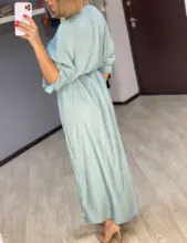 Tunic Beach Cover-Up Sarong Kaftan Swim-Wear Long Cotton -Q1111 Saida-De-Praia Vestido