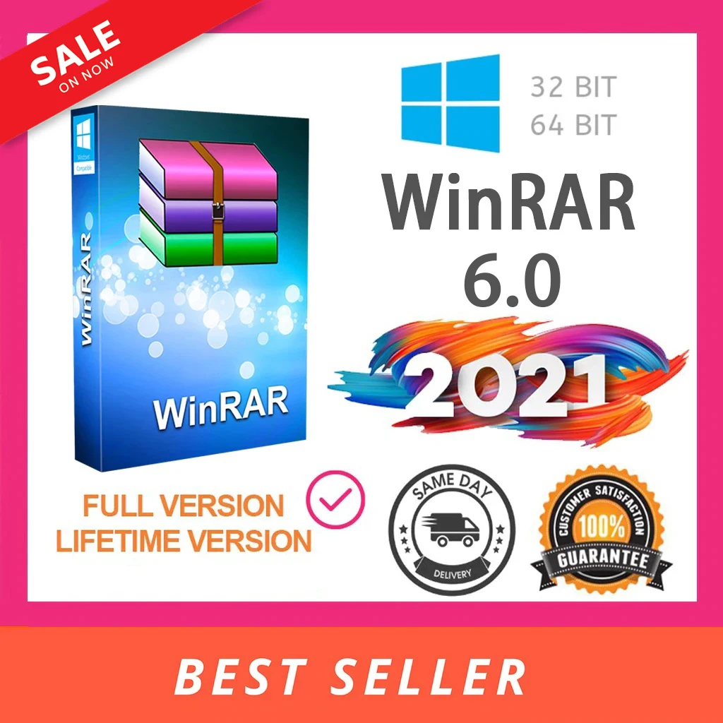 WinRAR-6,0 2021, versión completa, para Windows